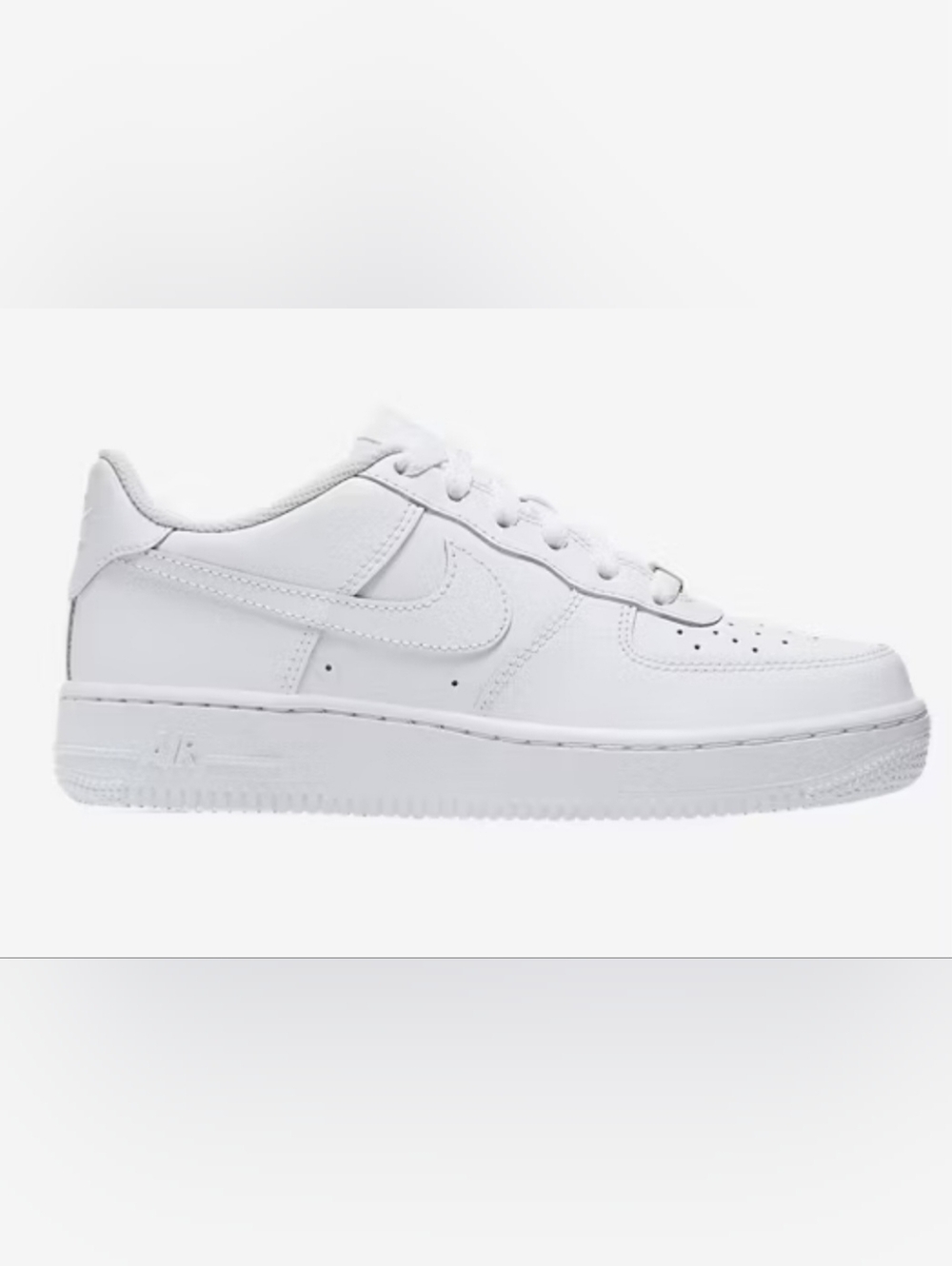 Nike Air Force 1 Low Casual White Shoes, 7Y (Fits Women size 8.5)